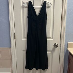 Black twist detail dress